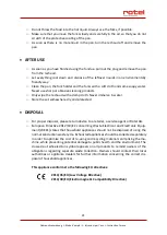 Preview for 21 page of Rotel RECHAUDFONDUE1852CH Instructions For Use Manual