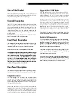 Preview for 3 page of Rotel RKF-100 Owner'S Manual