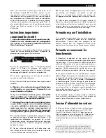 Preview for 5 page of Rotel RKF-100 Owner'S Manual