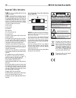 Preview for 2 page of Rotel RMB-1504 Owner'S Manual