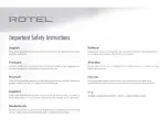 Preview for 15 page of Rotel RMB-1504 Owner'S Manual