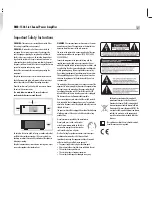 Preview for 2 page of Rotel RMB-1506 Owner'S Manual