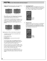 Preview for 30 page of Rotel RMZ-955 Installation & Operation Manual