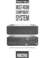 Предварительный просмотр 1 страницы Rotel RMZ950 Technical Overview And Installation Manual