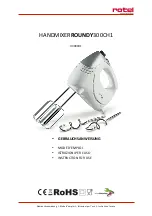 Rotel ROUNDY Instructions For Use Manual preview