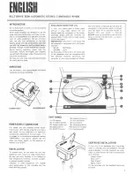 Предварительный просмотр 2 страницы Rotel RP-820 Owner'S Manual