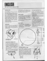 Предварительный просмотр 2 страницы Rotel rp-850 Owner'S Manual