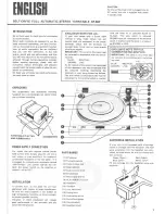 Предварительный просмотр 2 страницы Rotel RP-860 Owner'S Manual