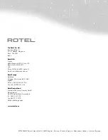 Предварительный просмотр 29 страницы Rotel RSP-1576MKII Owner'S Manual