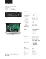 Предварительный просмотр 31 страницы Rotel RSP-1576MKII Owner'S Manual