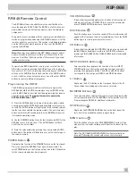 Preview for 15 page of Rotel RSP-966 Owner'S Manual