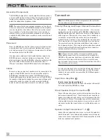 Preview for 6 page of Rotel RSS-900 Owner'S Manual