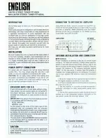 Preview for 3 page of Rotel RT-85OA Owner'S Manual