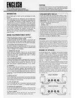 Preview for 3 page of Rotel RX-850A Owner'S Manual