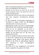 Preview for 7 page of Rotel SALON 608CH2 Instructions For Use Manual