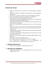 Preview for 9 page of Rotel SALON 608CH2 Instructions For Use Manual