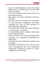 Preview for 9 page of Rotel SILENT651CH2 Instructions For Use Manual