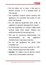 Preview for 30 page of Rotel STEAMPOT1412CH Instructions For Use Manual