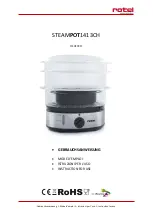 Rotel STEAMPOT1413CH Instructions For Use Manual предпросмотр