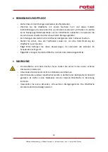 Preview for 10 page of Rotel U1101CH Instructions For Use Manual