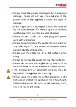 Preview for 27 page of Rotel U1101CH Instructions For Use Manual