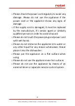 Preview for 23 page of Rotel U1118CH Instructions For Use Manual