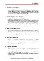 Preview for 26 page of Rotel U1118CH Instructions For Use Manual