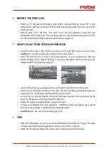 Preview for 16 page of Rotel U1411CH Instructions For Use Manual