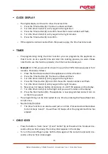 Preview for 70 page of Rotel U1541CH Instructions For Use Manual