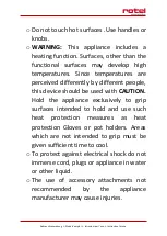 Предварительный просмотр 31 страницы Rotel U161CH1 Instructions For Use Manual