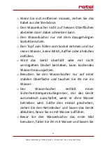 Preview for 6 page of Rotel U289CH1 Instructions For Use Manual