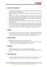 Preview for 22 page of Rotel U3792CH Instructions For Use Manual