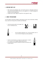 Предварительный просмотр 23 страницы Rotel U398CH1 Instructions For Use Manual