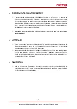 Preview for 13 page of Rotel U403CH1 Instructions For Use Manual