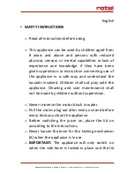 Preview for 21 page of Rotel U4261CH Instructions For Use Manual