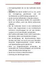 Preview for 4 page of Rotel U428CH1 Instructions For Use Manual