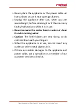 Preview for 21 page of Rotel U4472CH Instructions For Use Manual