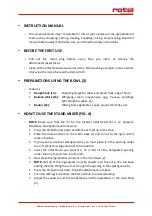 Preview for 22 page of Rotel U4472CH Instructions For Use Manual