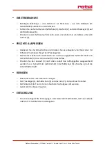 Preview for 5 page of Rotel U465CH1 Instructions For Use Manual