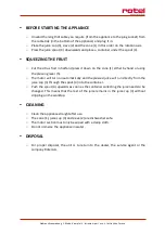 Preview for 14 page of Rotel U465CH1 Instructions For Use Manual