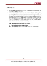 Preview for 11 page of Rotel U466CH1 Instructions For Use Manual