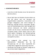 Preview for 3 page of Rotel U605CH1 Instructions For Use Manual