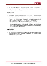 Preview for 10 page of Rotel U605CH1 Instructions For Use Manual