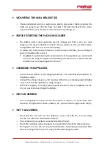 Preview for 17 page of Rotel U605CH1 Instructions For Use Manual