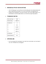 Preview for 10 page of Rotel U7211CH Instructions For Use Manual