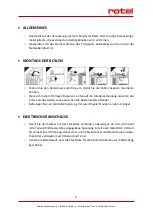 Preview for 8 page of Rotel U7305CH Instructions For Use Manual