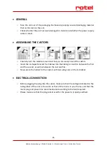 Preview for 26 page of Rotel U7305CH Instructions For Use Manual