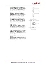 Preview for 31 page of Rotel U740CH1 Instructions For Use Manual