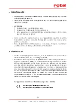 Preview for 16 page of Rotel U741CH1 Instructions For Use Manual