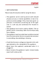 Preview for 31 page of Rotel U7431CH Instructions For Use Manual